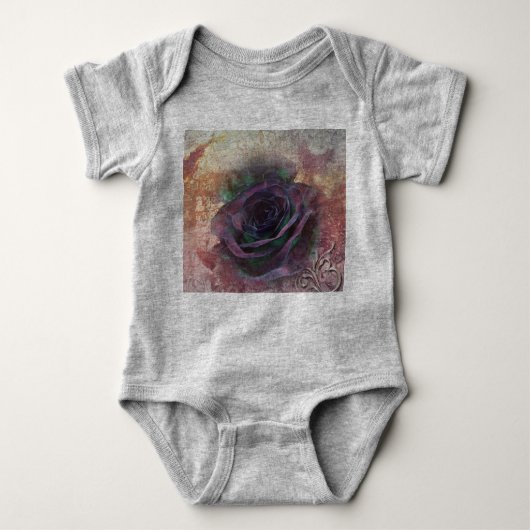 私の野生のアイルランド語は上がりました ベビーボディスーツ (正面)