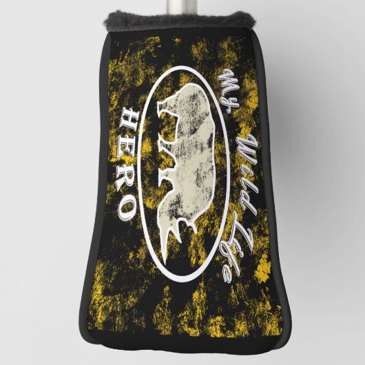 私の野生動物のヒーロー ゴルフヘッドカバー (回転90)