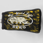 私の野生動物のヒーロー ゴルフヘッドカバー (正面)