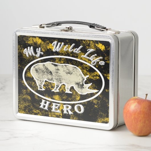 私の野生動物のヒーロー メタルランチボックス (インサイチュ)