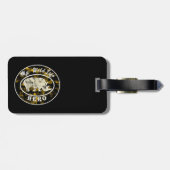 私の野生動物のヒーロー ラゲッジタグ (裏面横)