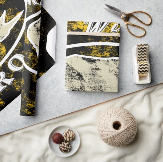 私の野生動物のヒーロー ラッピングペーパー (クラフト)