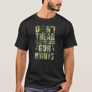 私の銃の権利プロ2a秒の修正版を踏んではいけない tシャツ
