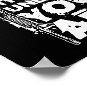 私の銃はあなたが(後ろに)いない限り脅威ではない ポスター (角)