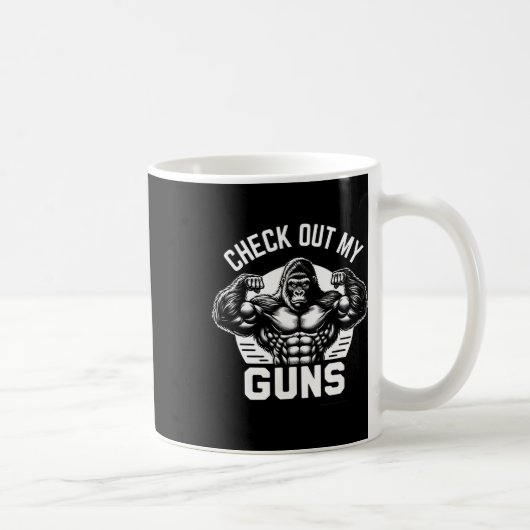 私の銃をチェックして  コーヒーマグカップ (右)