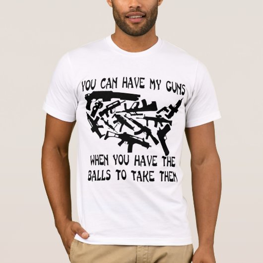 私の銃を持っていてもいい Tシャツ (正面)