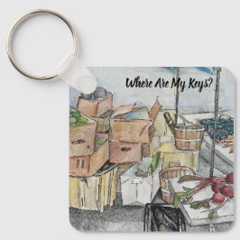 私の鍵は…キーチ得ェイン キーホルダー