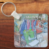私の鍵は…彼ら得 キーホルダー (正面)