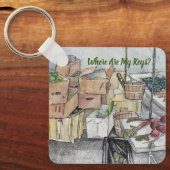 私の鍵は…彼ら得 キーホルダー (正面)