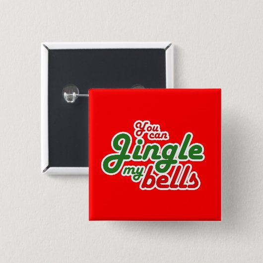 私の鐘をちりんちりんと鳴らすことができます 缶バッジ (正面&裏面)