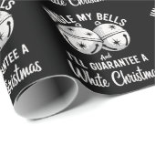 私の鐘を鳴らして私は白いクリスマスを保証する ラッピングペーパー (ロールコーナー)