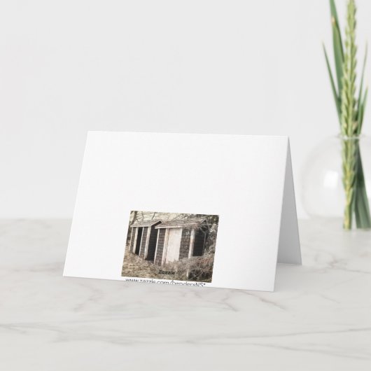 私の長い友人 カード (裏面)