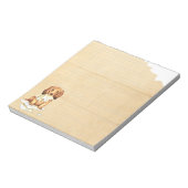 私の長髪ダッシ食べャンド宿題 ノートパッド (回転)