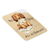 私の長髪ダッシ食べャンド宿題 マグネット (右側)