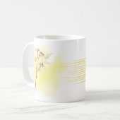 私の開花のパーソナ救済ライズ先生に感謝 コーヒーマグカップ (正面左)