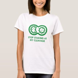 私の開裂を凝視することを止めて下さい Tシャツ