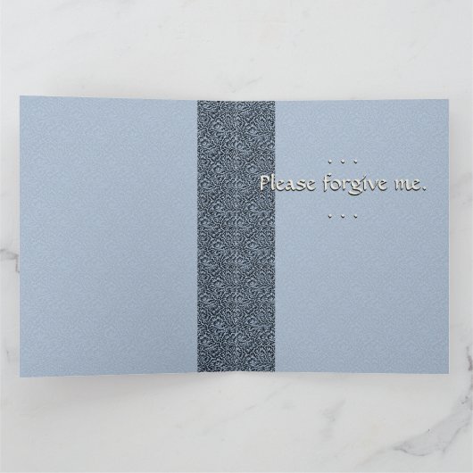 私の間違い-ちょうど言って私は残念です-個人化して下さい カード (内部)