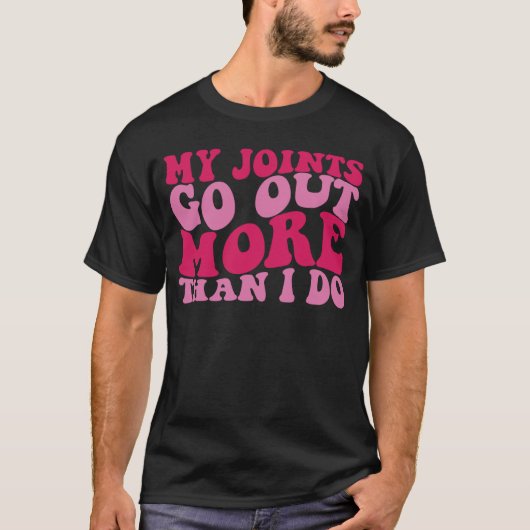 私の関節は私よりも出る1つ Tシャツ (正面)