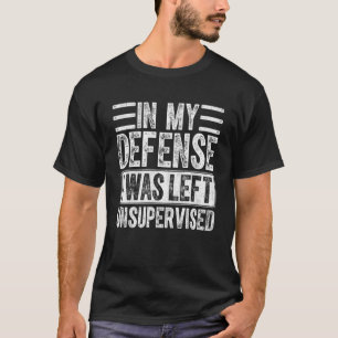 私の防衛では、私は監督され離れていないレトロヴィンタ Tシャツ