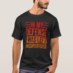 私の防衛では、私は監督され離れていないレトロヴィンタ Tシャツ