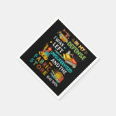 私の防衛で私は監督され離れない裁縫贈り物 スタンダードカクテルナプキン (角)