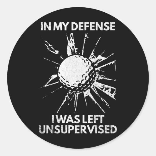 私の防衛で私は離れ未管理の壊れたGl Go ラウンドシール (正面)