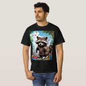 私の防衛で、私は監視され離れなかった – おもしろい Sar Tシャツ (正面フル)