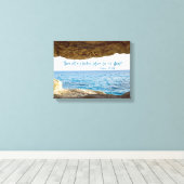 私の隠れ場所の聖書の聖句 キャンバスプリント (インサイチュ (ウッドフロア))