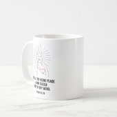 私の隠れ家と盾を選んだのか コーヒーマグカップ (正面左)