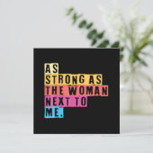 私の隣の女性と同じくらい強く、女性は非力だ セーブザデート (スタンド正面)