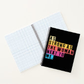 私の隣の女性と同じくらい強く、女性は非力だ ノートブック (内部)