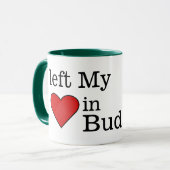 私の離れハートはブダペスト マグカップ (正面左)