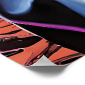 私の離れハートは外の空間に ポスター (角)