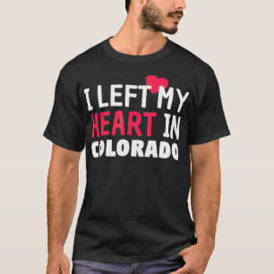 私の離れハートインコロラドホーム州愛国的 Tシャツ
