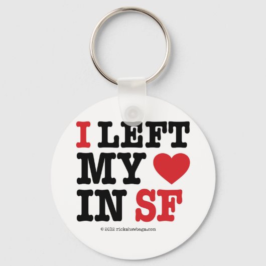 私の離れハート キーホルダー (正面)