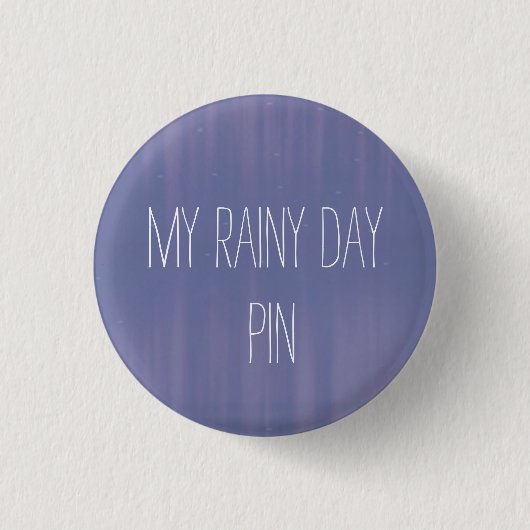 私の雨の日Pin 缶バッジ (正面)