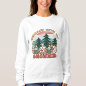 私の雪で冷たい スウェットシャツ (正面)