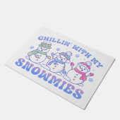 私の雪で冷たい ドアマット (アングル)