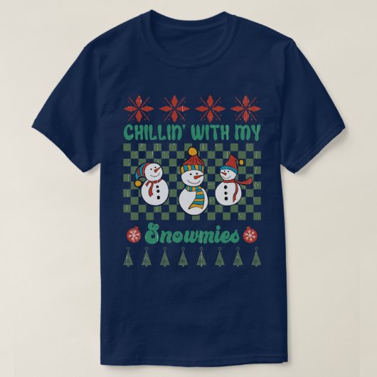 私の雪で Tシャツ (デザイン正面)