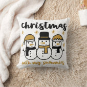 私の雪のクリスマス クッション (ブランケット)