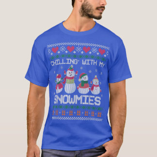 私の雪の醜いクリスマスおもしろいのSweとチリ Tシャツ