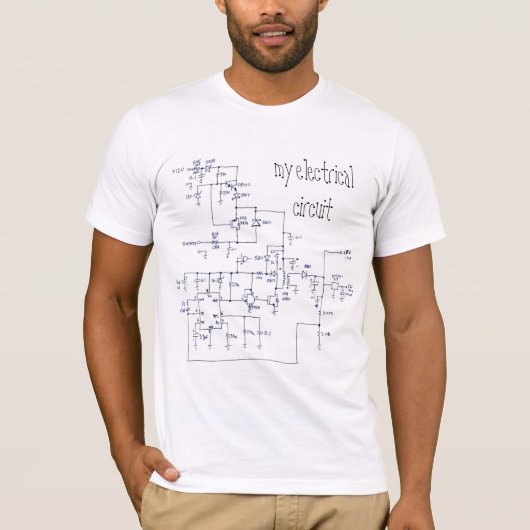 私の電気回路 Tシャツ (正面)