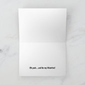 私の電車に乗吹りて私のホイッスル、バレンタインデー カード (内部)