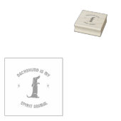 私の霊性動物はダックスントだ ラバースタンプ (押印)