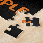 私の霊性動物は不機嫌な怠け者だ ジグソーパズル (側面)