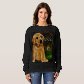私の霊性動物は犬の犬の犬愛好家だ スウェットシャツ (正面フル)