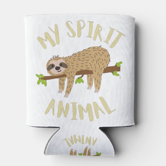 私の霊性動物を磨く 缶クーラー (裏面)