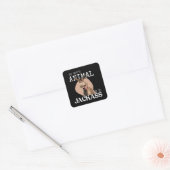 私の霊獣はジャッカスだ スクエアシール (封筒)