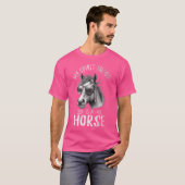 私の霊獣は馬 馬術 Tシャツ (正面フル)