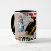 「私の霊獣」ウッドペッカーコーヒーマグ マグカップ (正面左)